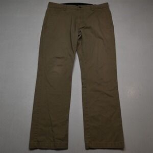 Volcom 36x32 Khaki A11313S1 Vmonty Chino Mens Pants
